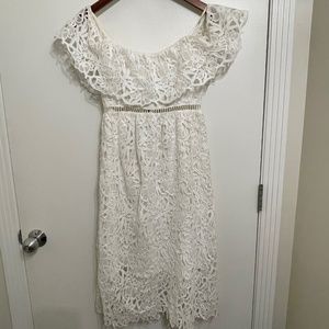 ASTR White Lace Dress XS